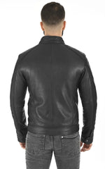 Men Genuine Leather Jacket MJ 11 SkinOutfit