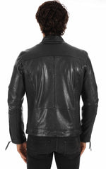 Men Genuine Leather Jacket MJ 13 SkinOutfit