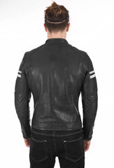 Men Genuine Leather Jacket MJ 58 SkinOutfit