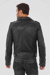 Men Genuine Leather Jacket MJ120 SkinOutfit