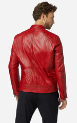 Men Genuine Leather Jacket MJ140 SkinOutfit