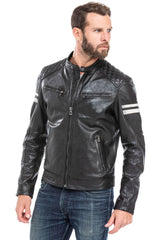 Men Genuine Leather Jacket MJ141 SkinOutfit