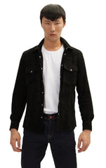 Men Genuine Leather Shirt 01 SkinOutfit