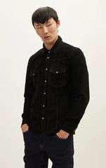 Men Genuine Leather Shirt 01 SkinOutfit