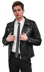 Men Genuine Leather Jacket 01 SkinOutfit