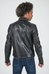 Men Genuine Leather Jacket MJ115 SkinOutfit