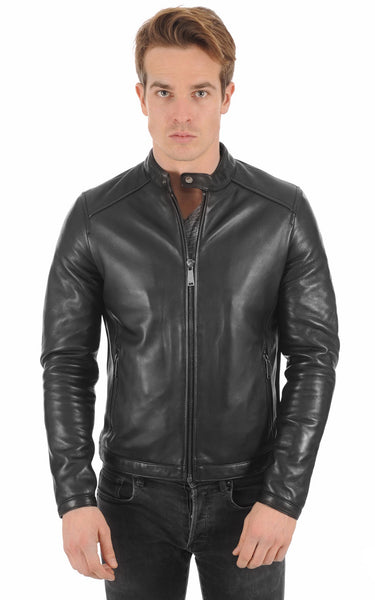 Skinoutfit Men Genuine Leather Jacket Mj 18 X-Large