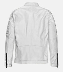 VIN DIESEL White Leather Jacket SkinOutfit