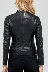 Women Genuine Leather Jacket WJ136 SkinOutfit