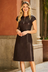 Women Genuine Leather Dress WD 19 SkinOutfit