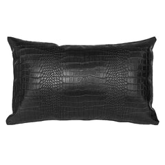 Genuine Leather Rectangle Pillow Cover 01 SkinOutfit