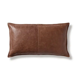 Genuine Leather Rectangle Pillow Cover 12 SkinOutfit