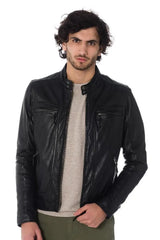 Men Genuine Leather Jacket MJ100 freeshipping - SkinOutfit