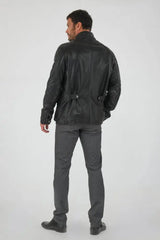 Men Genuine Turner Leather Jacket 01 freeshipping - SkinOutfit