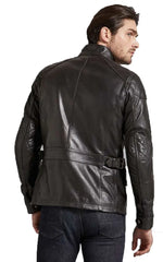 Men Genuine Turner Leather Jacket 03 freeshipping - SkinOutfit