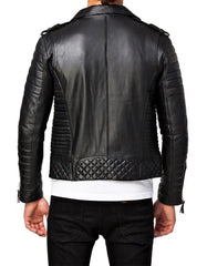 Men Lambskin Genuine Leather Jacket MJ 57 freeshipping - SkinOutfit