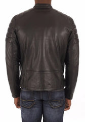 Men Lambskin Genuine Leather Jacket MJ268 freeshipping - SkinOutfit