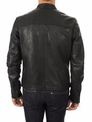 Men Lambskin Genuine Leather Jacket MJ273 freeshipping - SkinOutfit