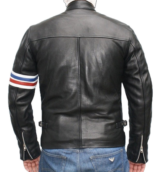 Men Lambskin Genuine Leather Jacket MJ109 freeshipping - SkinOutfit