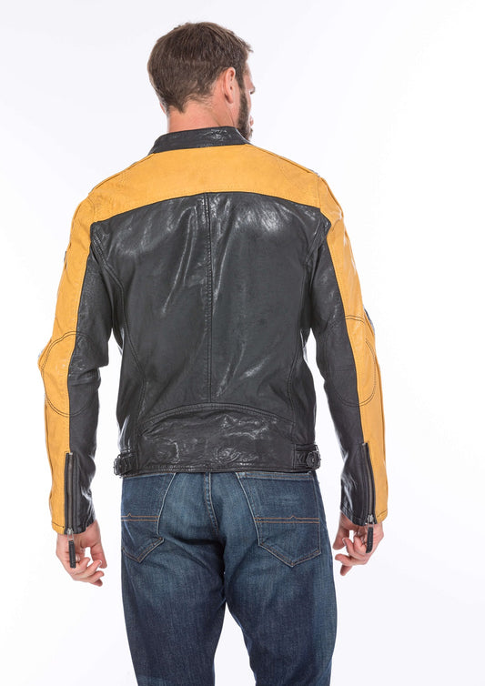 Men Genuine Leather Jacket MJ148 SkinOutfit