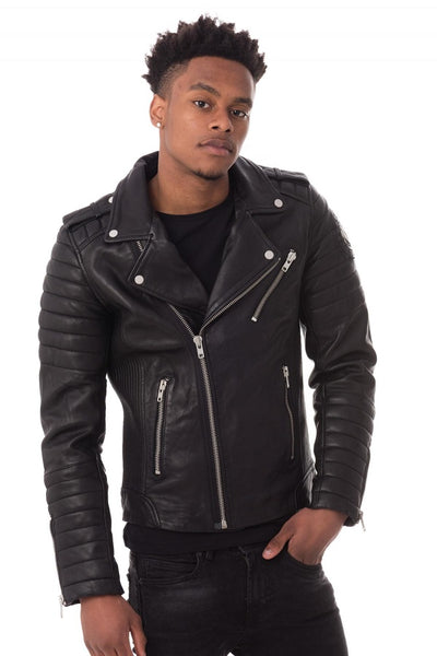 Men Genuine Leather Jacket MJ 99