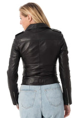 Women Genuine Leather Jacket WJ 05 freeshipping - SkinOutfit