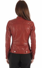 Women Genuine Leather Jacket WJ 07 freeshipping - SkinOutfit