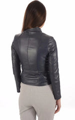 Women Genuine Leather Jacket WJ 08 freeshipping - SkinOutfit