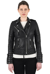 Women Genuine Leather Jacket WJ 09 SkinOutfit