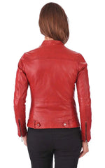 Women Genuine Leather Jacket WJ 19 freeshipping - SkinOutfit