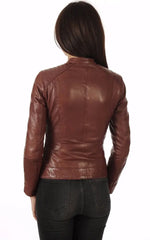 Women Genuine Leather Jacket WJ 21 freeshipping - SkinOutfit