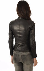 Women Genuine Leather Jacket WJ 22 freeshipping - SkinOutfit