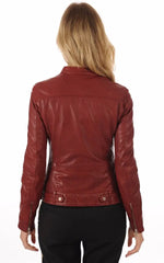 Women Genuine Leather Jacket WJ 24 freeshipping - SkinOutfit