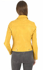 Women Genuine Leather Jacket WJ 25 freeshipping - SkinOutfit