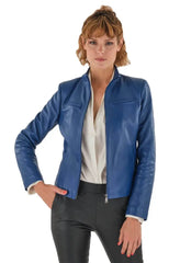 Women Genuine Leather Jacket WJ 27 SkinOutfit