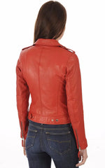 Women Genuine Leather Jacket WJ 31 freeshipping - SkinOutfit