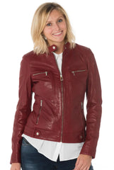 Women Genuine Leather Jacket WJ 34 SkinOutfit