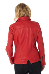 Women Genuine Leather Jacket WJ 37 SkinOutfit