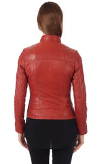 Women Genuine Leather Jacket WJ 44 freeshipping - SkinOutfit