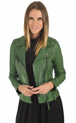 Women Genuine Leather Jacket WJ 45 SkinOutfit