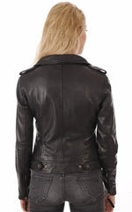 Women Genuine Leather Jacket WJ 52 freeshipping - SkinOutfit