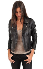 Women Genuine Leather Jacket WJ 58 freeshipping - SkinOutfit