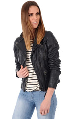 Women Genuine Leather Jacket WJ 89 freeshipping - SkinOutfit