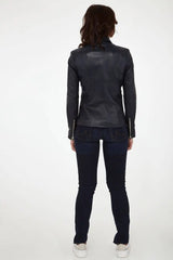 Women Genuine Leather Jacket WJ103 freeshipping - SkinOutfit