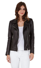 Women Genuine Leather Jacket WJ106 freeshipping - SkinOutfit