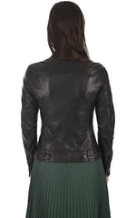 Women Genuine Leather Jacket WJ146 freeshipping - SkinOutfit