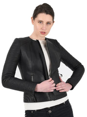 Women Genuine Leather Jacket WJ151 SkinOutfit