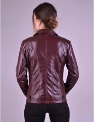 Women Genuine Leather Jacket WJ154 SkinOutfit