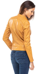 Women Genuine Leather Jacket WJ159 SkinOutfit