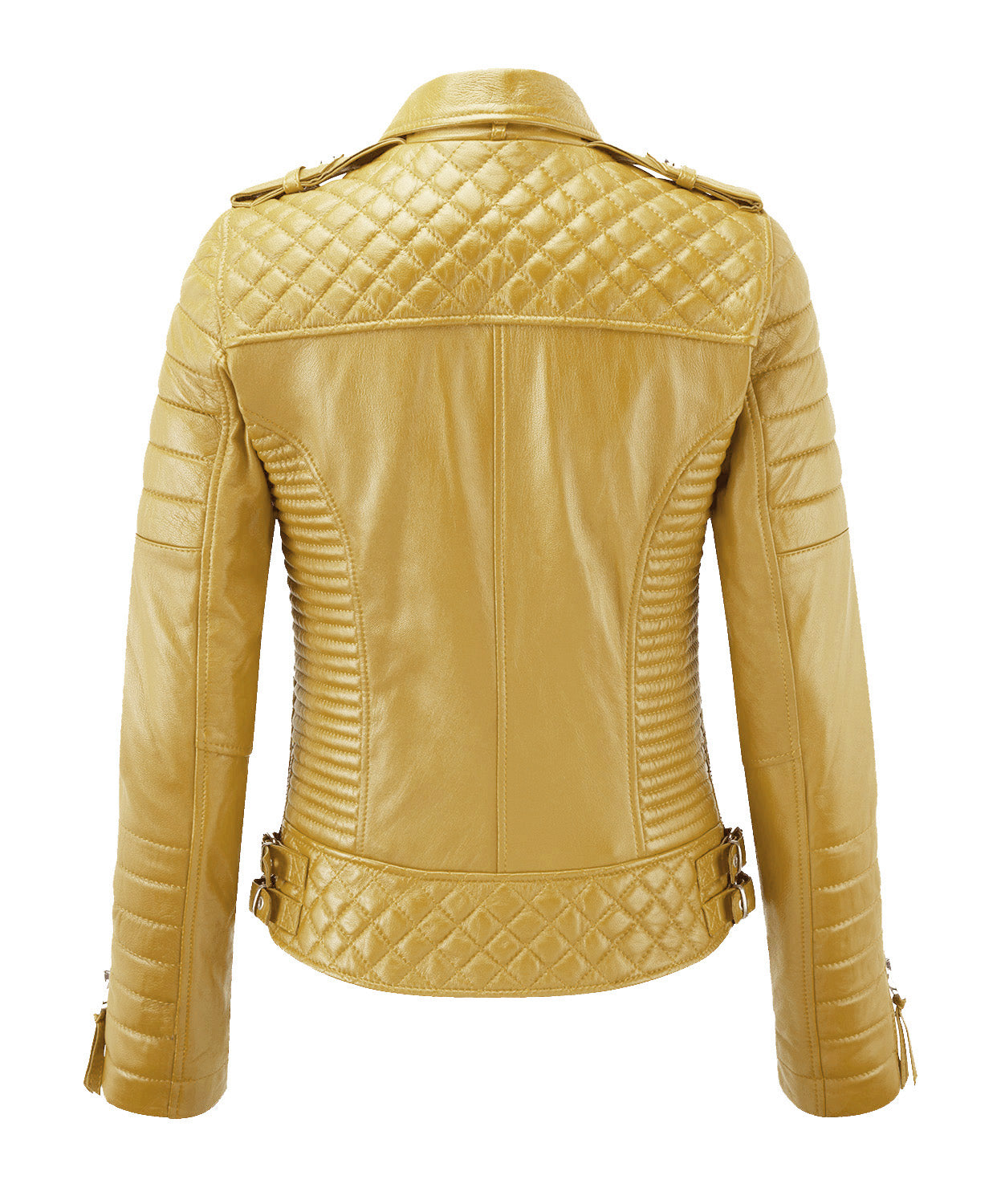 Women Yellow Leather Jacket – KiltShop USA